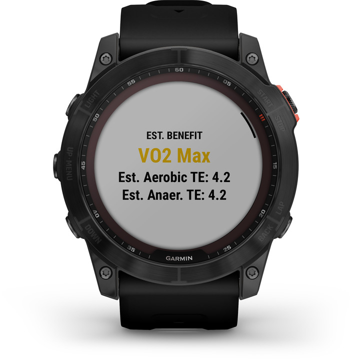 Garmin Fenix 7X Solar Black 51mm front
