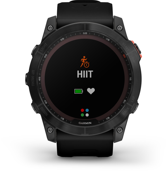 Garmin Fenix 7X Solar Black 51mm front