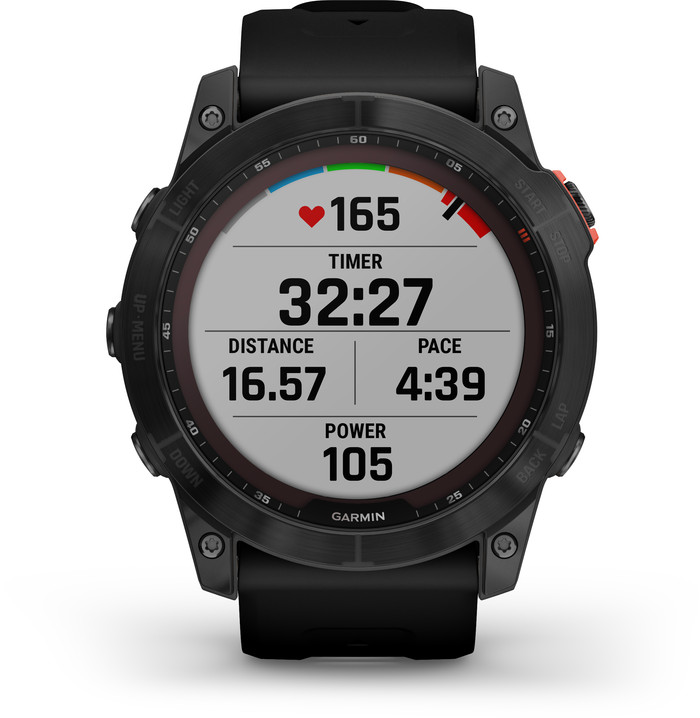 Garmin Fenix 7X Solar Black 51mm front