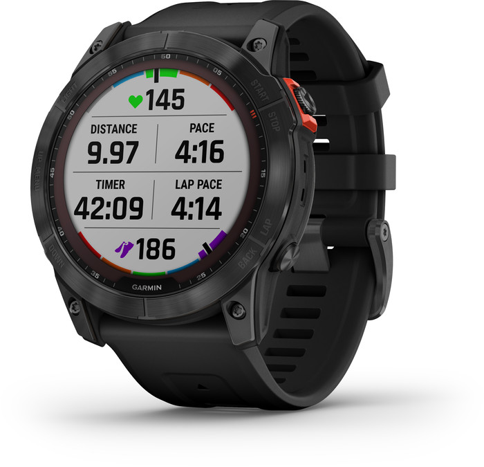 Garmin Fenix 7X Solar Black 51mm right side