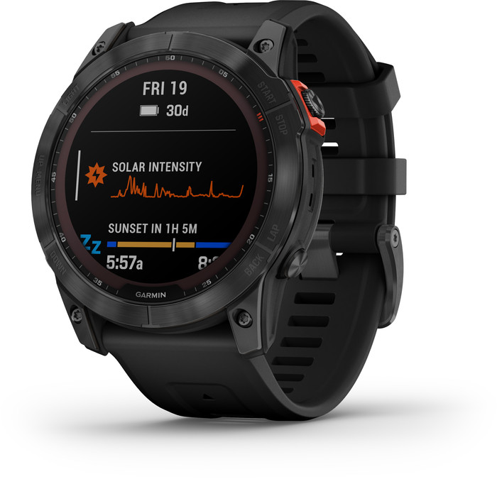 Garmin Fenix 7X Solar Black 51mm right side