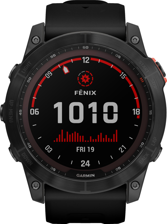 Garmin Fenix 7X Solar Black 51mm front