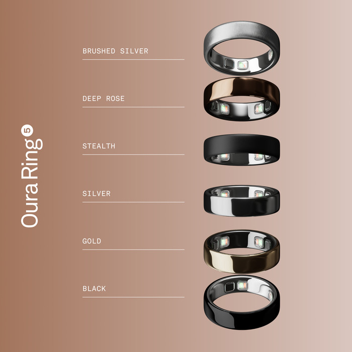 Oura Ring 5 Size 13 Deep Rose visual supplier