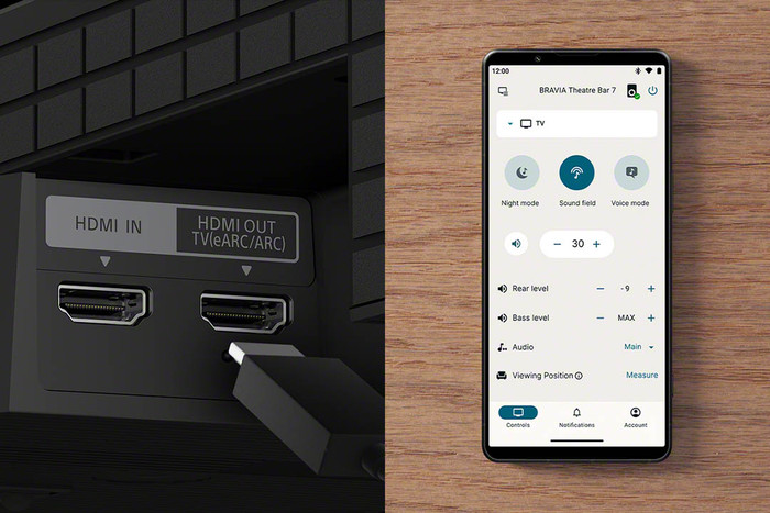 Sony Bravia Theatre Bar 7S product in gebruik