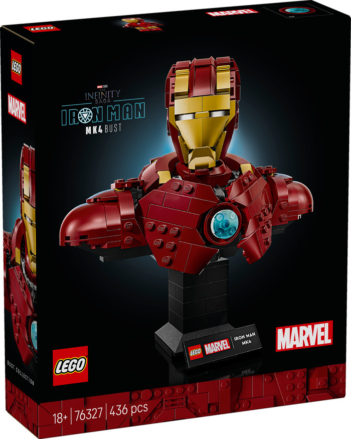 LEGO Marvel Iron Man MK4 buste 76327 verpakking