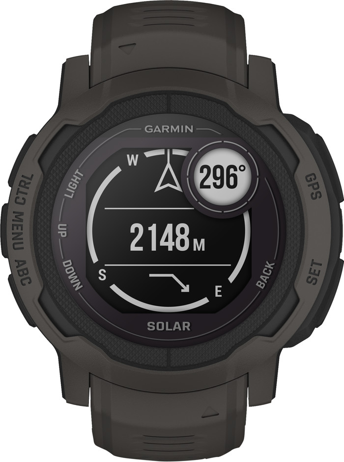 Garmin Instinct 2 Solar Grafiet voorkant