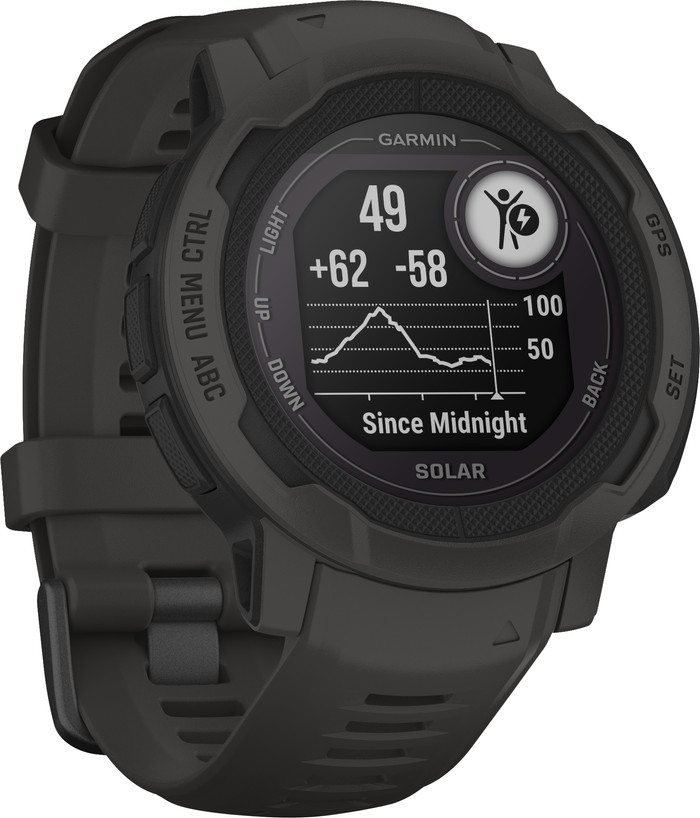 Garmin Instinct 2 Solar Grafiet linkerkant