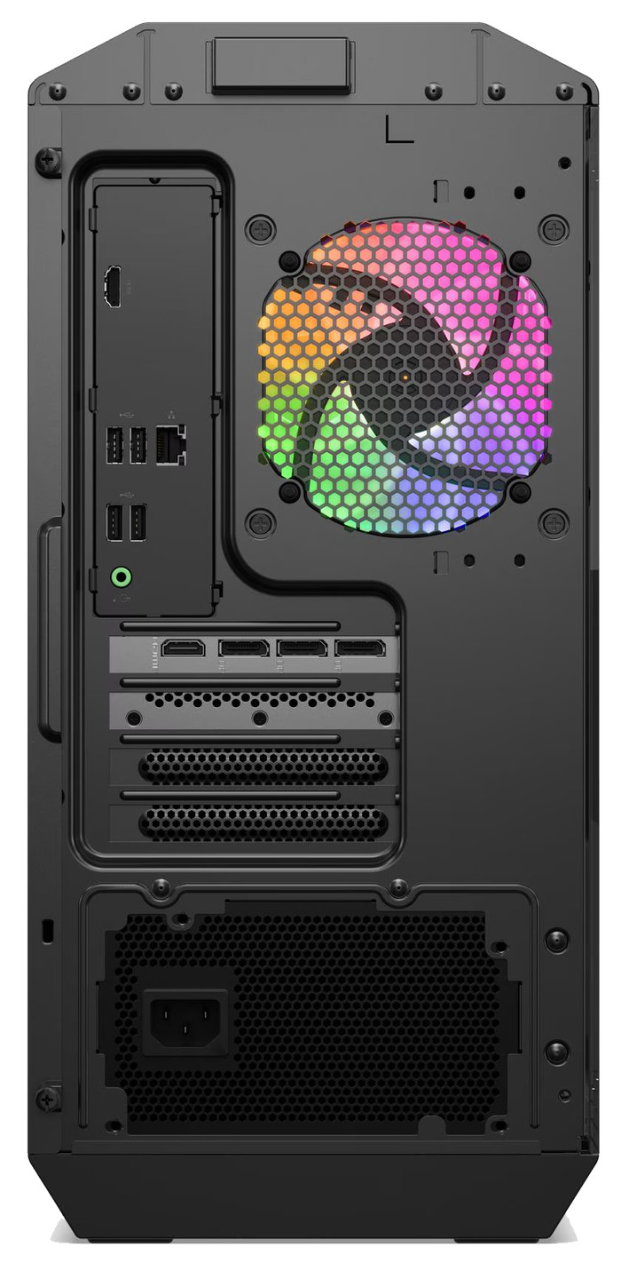 Lenovo LOQ Tower 26ADR10 A78745HX 1T 32 achterkant
