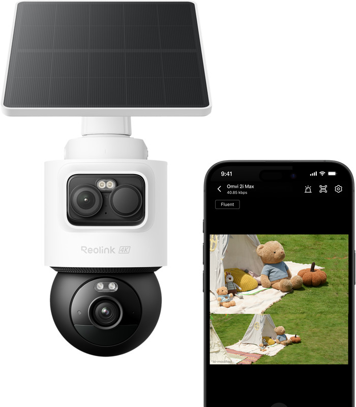 Reolink OMVI 2i Max product in gebruik