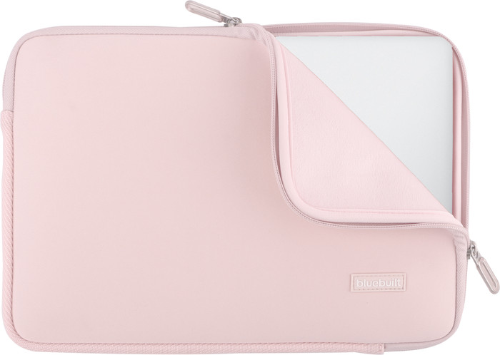 BlueBuilt Laptophoes voor Apple MacBook Neo Roze binnenkant