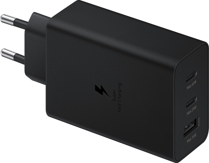 Samsung Super Fast Charging Oplader met 3 Usb Poorten 65W Zwart Main Image