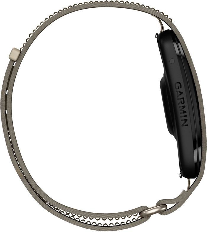Garmin CIRQA Smart Band L/XL Grijs linkerkant