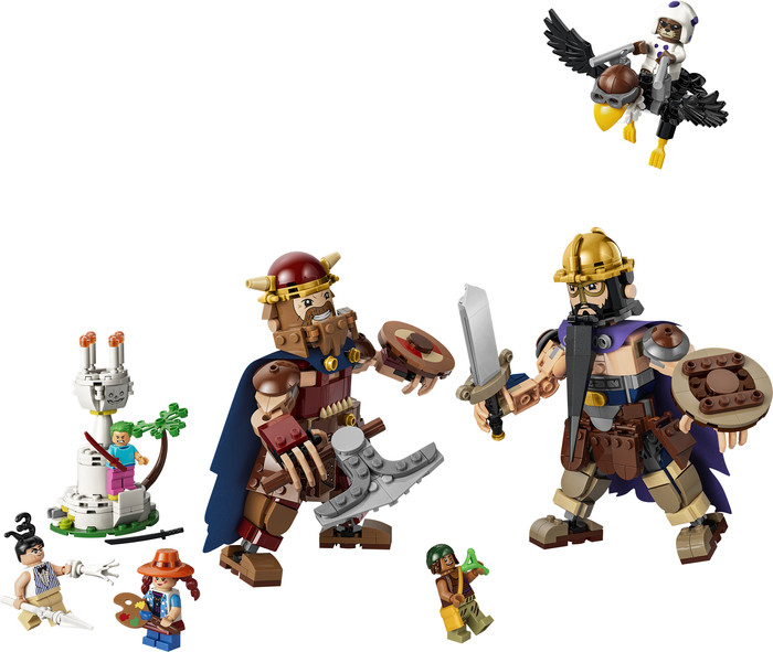 LEGO One Piece Dorry vs. Brogy - Reuzen van Kleine Gaarde 75644 Main Image