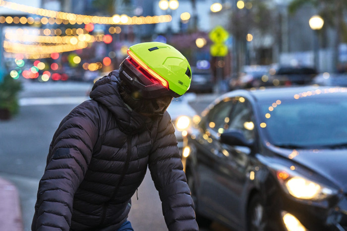 ABUS HYP-E Geel M product in gebruik