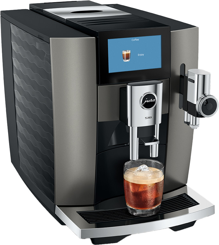 JURA S10 Dark Inox (EA) linkerkant