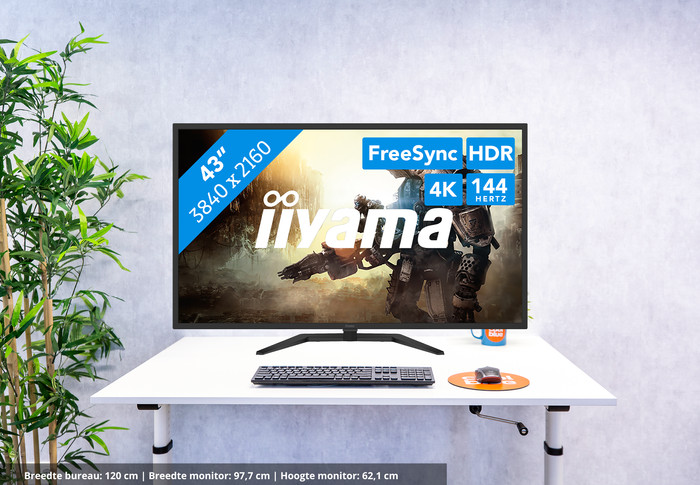 iiyama G-Master G4380UHSU-B1 Red Eagle visual Coolblue 1