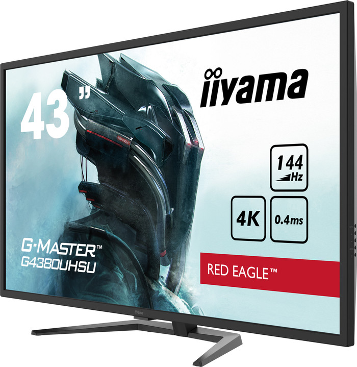 iiyama G-Master G4380UHSU-B1 Red Eagle voorkant