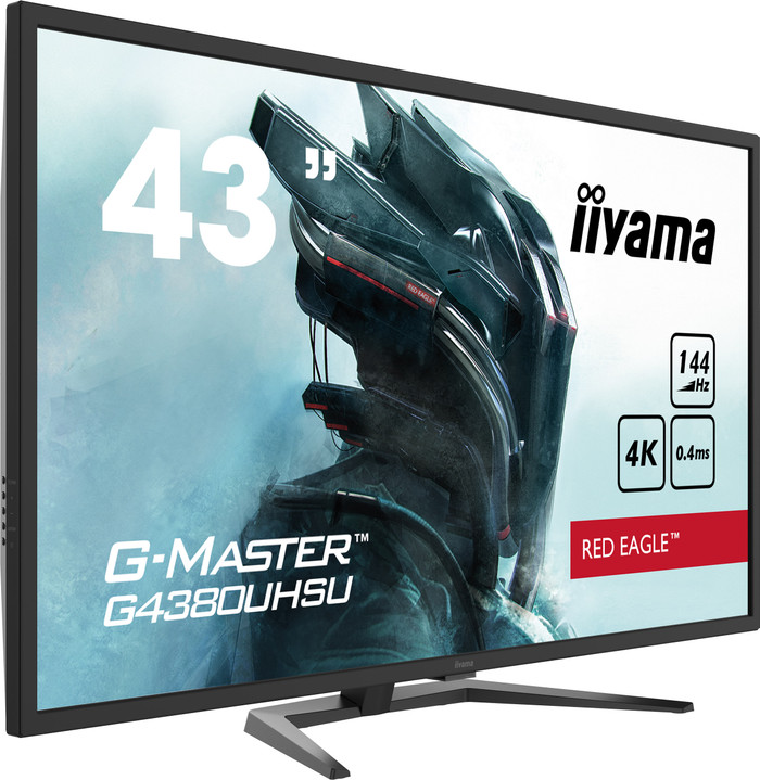 iiyama G-Master G4380UHSU-B1 Red Eagle voorkant