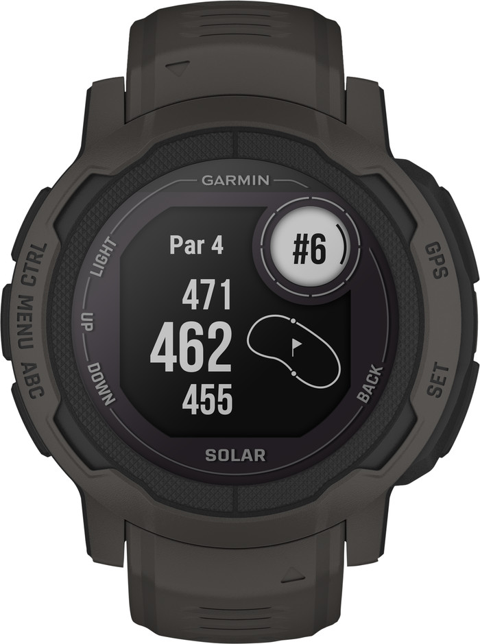 Garmin Instinct 2 Solar Grafiet voorkant