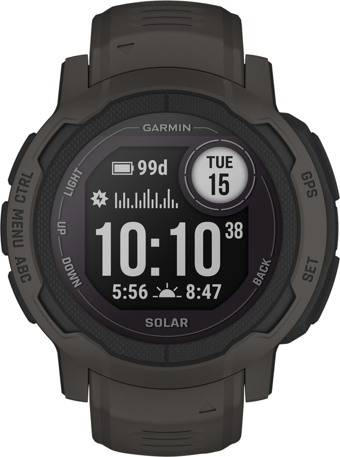 Garmin Instinct 2 Solar Grafiet voorkant