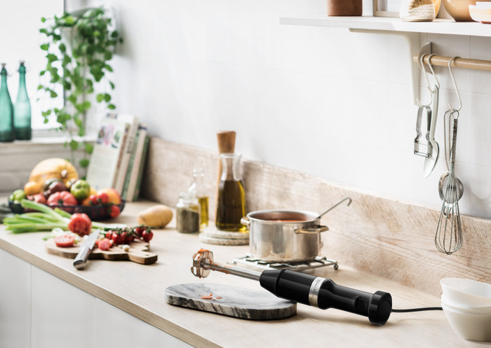 KitchenAid 5KHBV83EOB Onyx Noir produit à l'usage