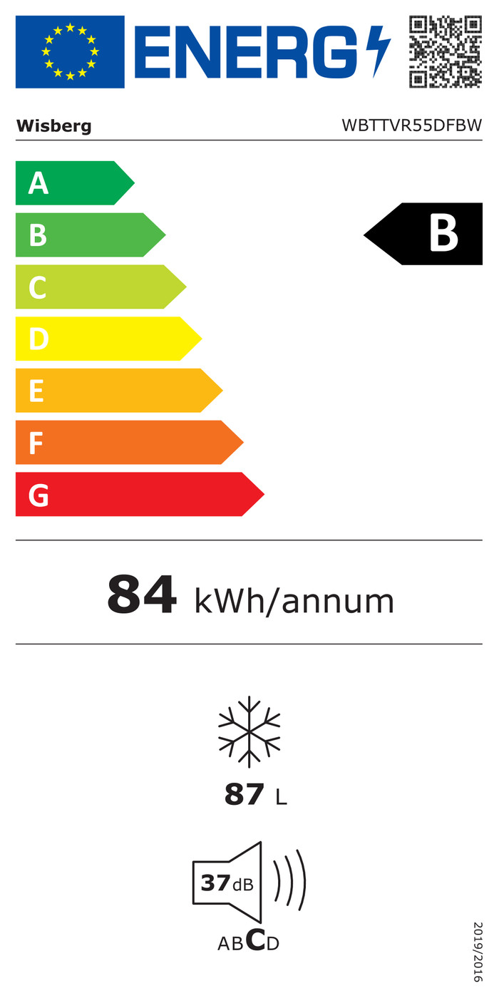 Wisberg WBTTVR55DFBW energy label