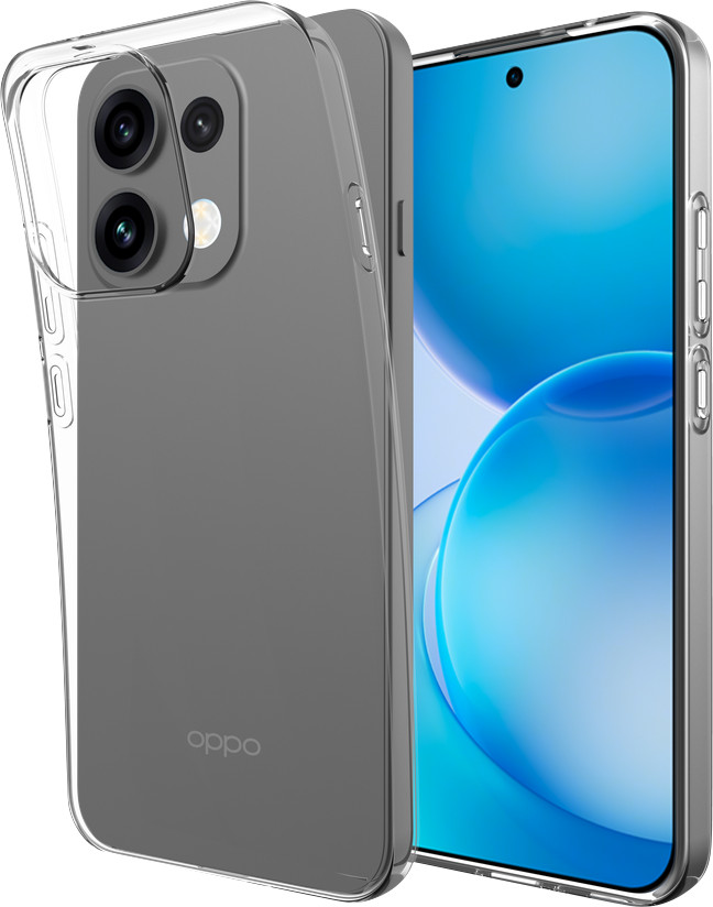 Just in Case Soft Design OPPO Reno16 FS Back Cover Transparant linkerkant