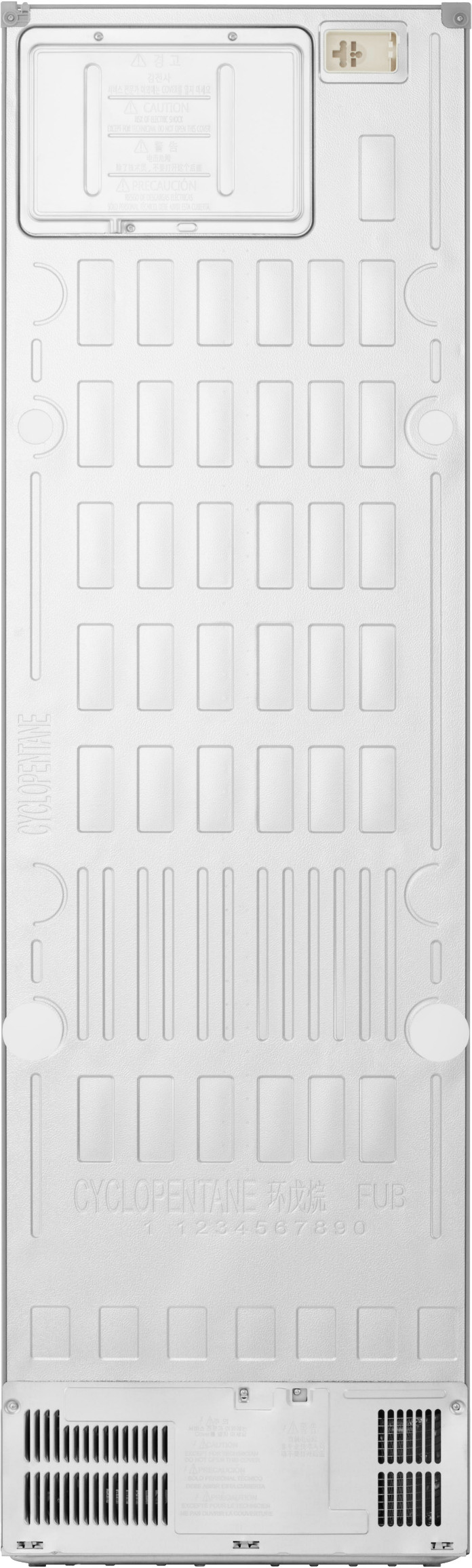 LG GBBS525CPY achterkant