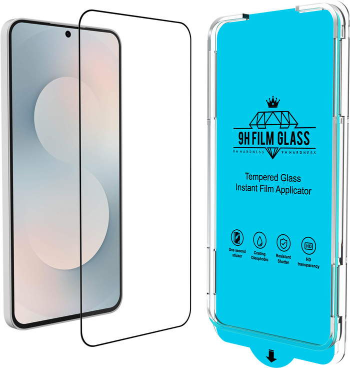 Just In Case Tempered Glass Samsung Galaxy S25 FE Screenprotector voorkant
