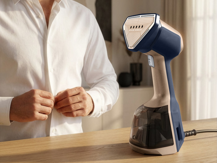 Tefal AeroSteam Elite DT9620 product in gebruik