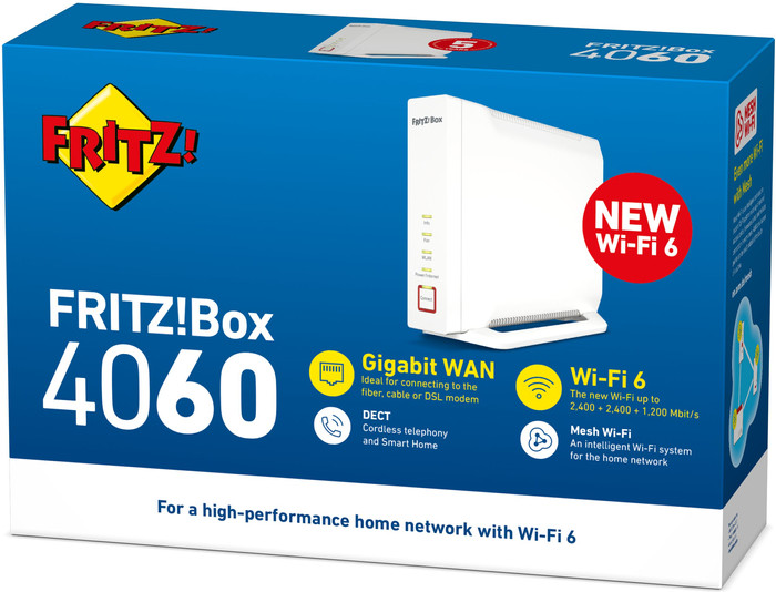 AVM FRITZ!Box 4060 International + FRITZ!Repeater 6000 International verpakking