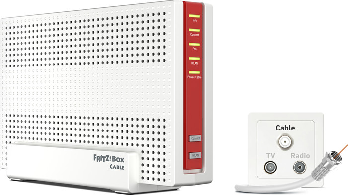 AVM FRITZ!Box 6690 Cable International + FRITZ!Repeater 1200 AX International 2-pack linkerkant