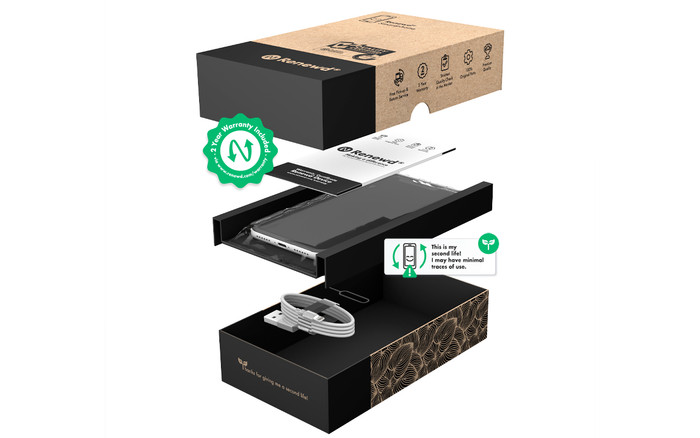 Refurbished iPhone 11 64GB Paars (Zo goed als nieuw) accessoire