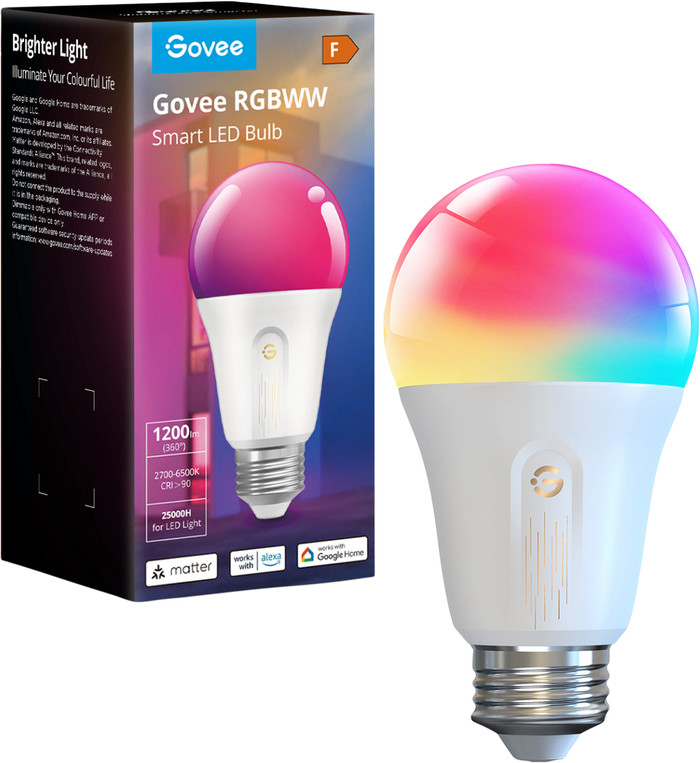 Govee RGBWW Smart LED Bulb E27 1200lm verpakking