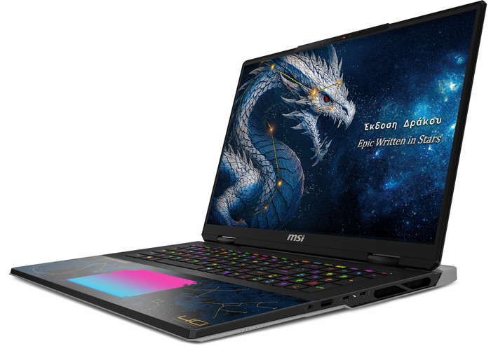 MSI Titan 18 HX Dragon Edition Draco Epic A2WJ-1262NL rechterkant