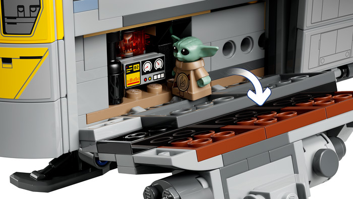 LEGO Star Wars De Razor Crest 75447 product in gebruik