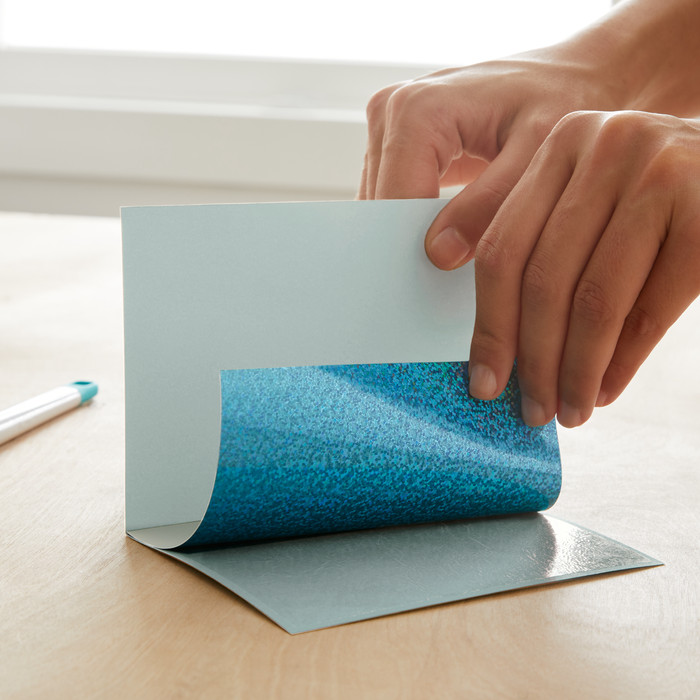 Cricut 2x2 kaartmat startpakket product in gebruik