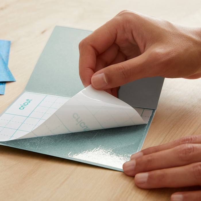 Cricut 2x2 kaartmat startpakket product in gebruik