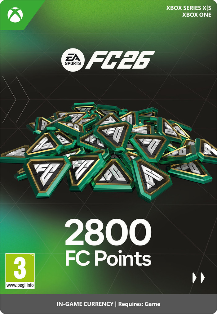 EA Sports FC 26 2800 FC Points Xbox Series X|S en Xbox One - Digitaal voorkant