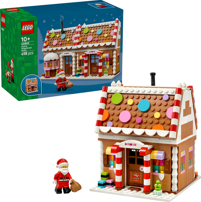 LEGO Winters Peperkoekhuisje 40809 rechterkant