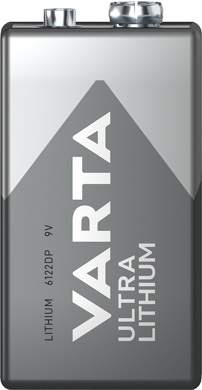 Varta Ultra Lithium 9V Blister voorkant