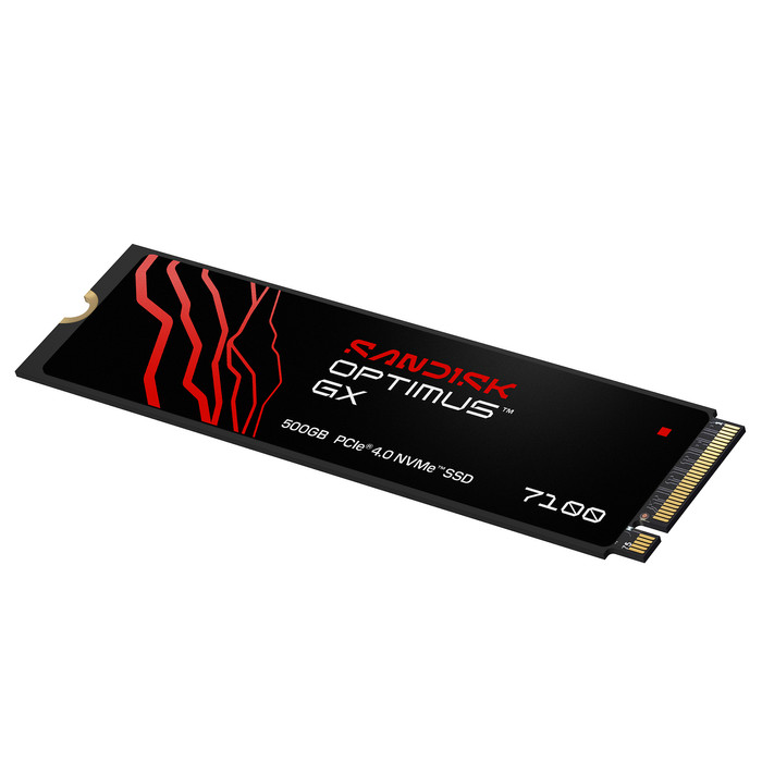 SANDISK Optimus GX 7100 500GB NVMe SSD voorkant