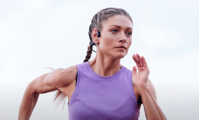 Shokz OpenRun Pro Schwarz produkt in gebrauch