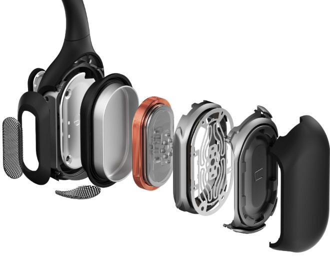 Shokz OpenRun Pro Schwarz detail