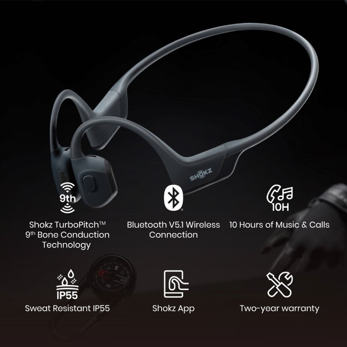 Shokz OpenRun Pro Schwarz null
