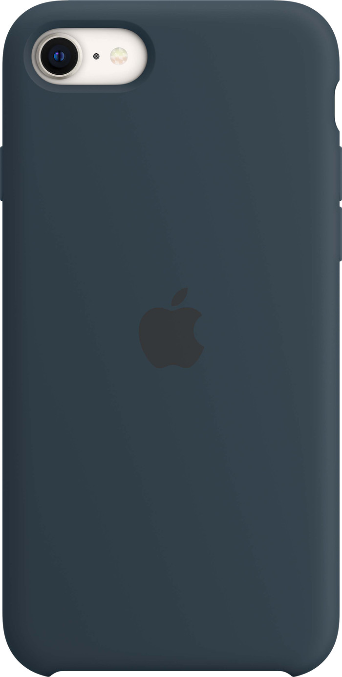 Apple iPhone SE 2022 / SE 2020 / 8 / 7 Silicone Back Cover Abyss-blauw Main Image