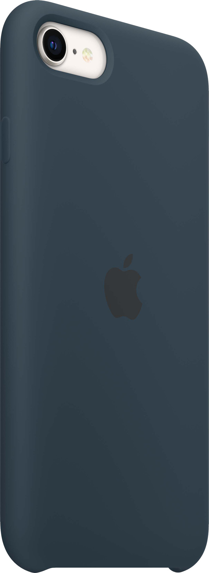 Apple iPhone SE 2022 / SE 2020 / 8 / 7 Silicone Back Cover Abyss-blauw voorkant