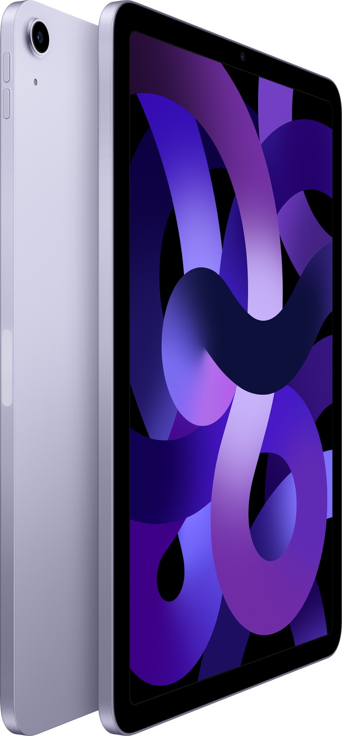 Refurbished iPad Air 5 (2022) 64GB WiFi Purple (as good as new) left side