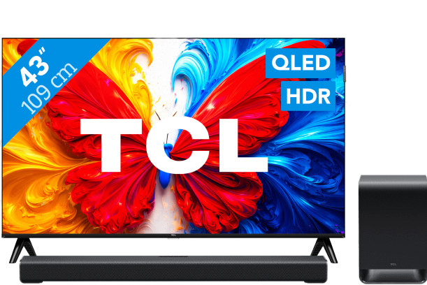 TCL QLED 43" S5L (2026) + TCL S60K Main Image