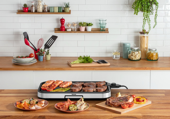 Tefal Giant Plancha product in gebruik